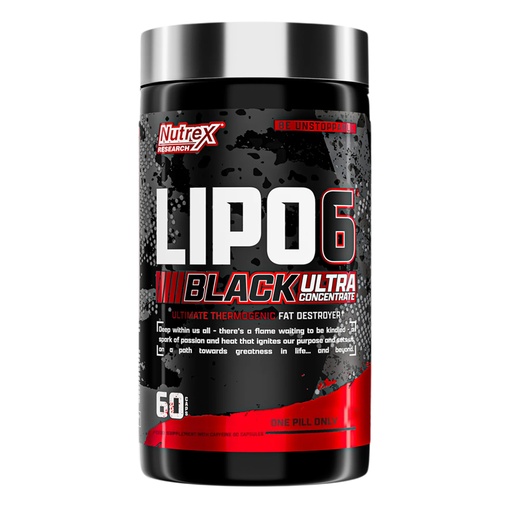 [850026029666] Nutrex Research Lipo 6 Black Ultra Concentrate -60Serv-60Capsules