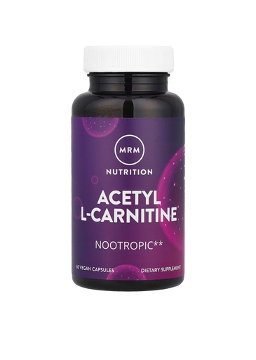 [609492850034] MRM Nutrition Acetyl L-Carnitine Nootropic-60Serv.-60Vegan Capsules