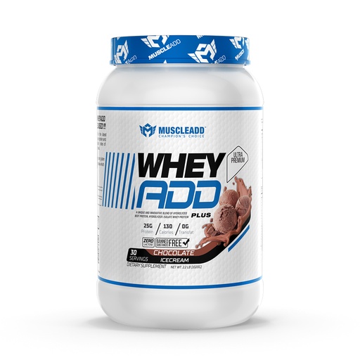 [6223007826570] Muscle Add Whey Add Plus-30Serv.-1020G.-Chocolate Ice cream