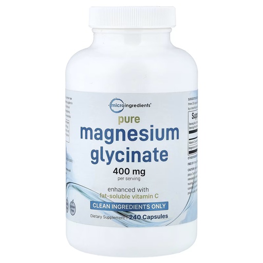 [850056167857] Microingredients Pure Magnesium Glycinate.-240 Capsules